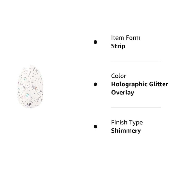 NIB - Color Street - Nail Polish Manicure Strips in Color “Glittersweet” - Picture 6 of 9